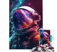 Puzzle per adulti da 1000 pezzi Astronauta sopra il mondo Un gioco avvincente per coltivare la pazienza ideale per tutta la famiglia perfetto come decorazione o come regalo divertente (38x26cm)