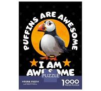 Puzzle Per Adulti Da 1000 Pezzi Atlantic Puffin Puzzle Per Adulti Gioco Pratico Difficile Difficile Regali Unici Per Compleanno E Natale 70x50cm/1000pcs