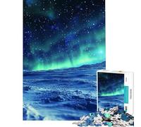 Puzzle per adulti da 1000 pezzi Aurora Boreale Cielo Notturno Impegnativo da Completare Difficile Gioco Pratico Adatto a Persone dai 14 anni in su (50X75CM)