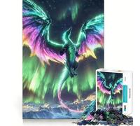 Puzzle per adulti da 1000 pezzi Aurora Genesis Drago Clean Fit Decorazione Gioco di sfida mentale Gioco rilassante Regalo di compleanno artistico (38x52cm)
