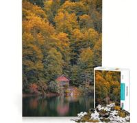 Puzzle per adulti da 1000 pezzi Autunno in Baviera, Decorazione murale, Gioco per passare il tempo durante le vacanze a casa, Bellissimo gioco dal design 50x75cm