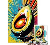Puzzle per adulti da 1000 pezzi Avocado Madness gioco rilassante ed educativo ideale come sfida o regalo di compleanno decorazione da parete (dimensioni 50x75cm)