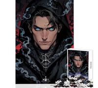 Puzzle per adulti da 1000 pezzi Azure Shadows︰ Il Negromante del Gelo Giocattolo educativo Regalo divertente Giochi educativi Migliorare l'amore tra coppie Dimensioni 38x26cm