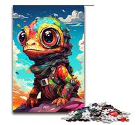 Puzzle per adulti da 1000 pezzi Baby Robot Camaleonte di Molti modelli colorati e spessi L'assemblaggio aiuta il cervello a esercitare i giocattoli per coltivare la pazienza 75x50 cm