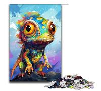 Puzzle per adulti da 1000 pezzi Baby Robot Camaleonte di Molti modelli colorati e spessi L'assemblaggio aiuta il cervello a esercitare i giocattoli per coltivare la pazienza 75x50 cm