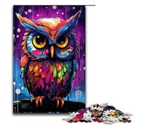 Puzzle per adulti da 1000 pezzi Baby Robot Owl di Splatters Un sacco di puzzle colorati e spessi ideali come regalo per tutta la famiglia 75x50 cm
