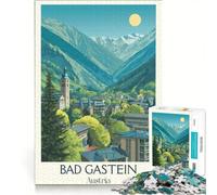 Puzzle per adulti da 1000 pezzi, Bad Gastein, Austria, gioco educativo, decorazione per la casa, per rafforzare l'amore tra le coppie 50x75cm
