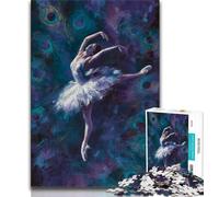 Puzzle per adulti da 1000 pezzi, ballerina, aiuta il cervello a esercitare i giocattoli avvincenti per coltivare la pazienza, decorazione perfetta, 38x26cm