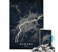 Puzzle per adulti da 1000 pezzi Bamako Mali gioco rilassante antistress ideale come regalo per tutta la famiglia (dimensioni 38x26cm)