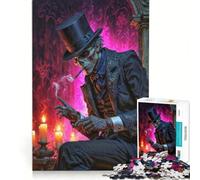 Puzzle per adulti da 1000 pezzi: Barone Samedi con cilindro, gioco rilassante, sfida impegnativa, per rafforzare l'amore tra le coppie 38x52cm