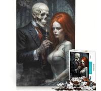 Puzzle per adulti da 1000 pezzi: Barone Samedi e sua moglie, gioco rompicapo, antistress, da aggiungere alla lista dei desideri con Babbo Natale 38x26cm