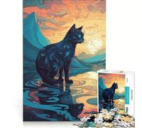 Puzzle per adulti da 1000 pezzi "Be Quiet, Impossible Game", attività divertenti da fare in casa, regali di Natale e compleanno 38x26cm