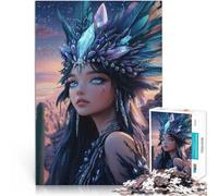 Puzzle per adulti da 1000 pezzi Bella principessa Fatto di cartone Adatto a partire dai 14 anni Giocattoli antistress Ottimi regali e giocattoli misurare:38x52cm