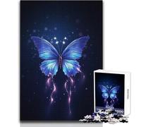 Puzzle per adulti da 1000 pezzi, bellissima farfalla, gioco di sfida unico, decorazione artistica per la casa, regalo per compleanni, dimensioni 38x52cm