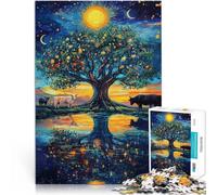 Puzzle per adulti da 1000 pezzi “Bellissime viste” Fatto di legno，Adatto a partire dai 14 anni Interessante riduzione dello stress Regali interessanti per ridurre lo stress。misurare：50x75cm
