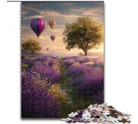 Puzzle per adulti da 1000 pezzi Bellissimo campo di lavanda, perfetto per adolescenti e famiglie, compleanni, 50x75cm