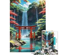 Puzzle per adulti da 1000 pezzi bellissimo Tori Gate Giappone giochi per famiglie giocattoli educativi ottimo regalo per giocare vacanze a casa ammazzare il tempo (dimensioni 38x52cm)