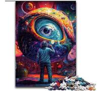 Puzzle per adulti da 1000 pezzi, Big Eyes, livello di difficoltà: principiante, ideale come regalo di compleanno e per le feste (dimensioni 50x75cm).