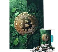 Puzzle per adulti da 1000 pezzi Bitcoin Crypto Giungla Puzzle per adulti Giochi rilassanti Difficili Regalo per amici e familiari (Dimensioni 38x26cm)