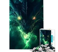 Puzzle per adulti da 1000 pezzi Black Shadow Dragons Power Brain Intelligence Challenge Giocattolo avvincente Gioco impossibile Decorazione da parete Ottimo regalo (Dimensioni 38x52cm)