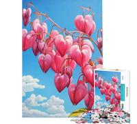 Puzzle per adulti da 1000 pezzi "Bloom in Bleeding Hearts" - Gioco impossibile giocattolo educativo regalo di Babbo Natale segreto per divertimento in famiglia (dimensioni 38x26cm)