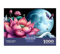 Puzzle Per Adulti Da 1000 Pezzi Blossom Like A Lotus Flower Puzzle Giochi Rilassanti Sfida Difficile Regali Unici Per Compleanno E Natale 52x38cm/1000pcs