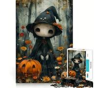Puzzle per adulti da 1000 pezzi Bohoo Fantasma Strega Gioco di squadra,divertente e stimolante,per momenti di relax,attività artistiche natalizie 38x52cm