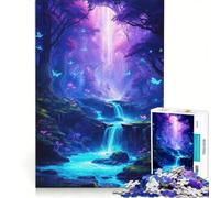 Puzzle per adulti da 1000 pezzi "Boschetto Incantato, Valle delle Fate", gioco impossibile, rilassante e stimolante per la mente, ideale come decorazione da scrivania 50x75cm