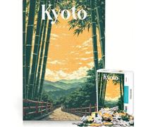 Puzzle per adulti da 1000 pezzi, Bosco di bambù di Arashiyama, giochi per famiglie, analisi e logica, per rafforzare l'amore di coppia 38x52cm
