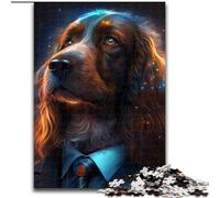 Puzzle per adulti da 1000 pezzi, Boss Dog, puzzle impegnativi, gioco creativo per famiglie e decorazioni per la casa, regalo di Natale perfetto per adolescenti, dimensioni: 38x26cm