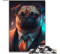Puzzle per adulti da 1000 pezzi Boss Orso polare Puzzle per adulti dimensioni 50x75cm per arredamento casa, Natale e Capodanno per adolescenti