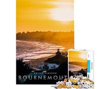 Puzzle per adulti da 1000 pezzi Bournemouth Impossible Game Giocattoli Giochi educativi Regali per compleanni Attività per famiglie (Dimensioni 38x52cm)