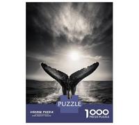 Puzzle Per Adulti Da 1000 Pezzi Breaching Whale Puzzle Per Adulti Gioco Pratico Migliora La Memoria Attività Divertenti A Casa 70x50cm/1000pcs