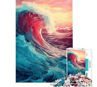 Puzzle per adulti da 1000 pezzi "Breaking Into The Sunset" - Gioco educativo e stimolante ideale per il relax e il miglioramento della memoria - Regalo di compleanno (Dimensioni 50x75cm)