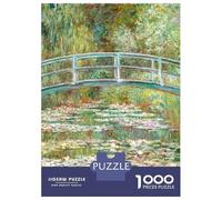 Puzzle Per Adulti Da 1000 Pezzi Bridge over A Pond Puzzle Per Adulti Gioco Rompicapo Regali Per Donne Attività Divertenti A Casa 52x38cm/1000pcs
