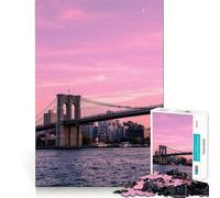 Puzzle per adulti da 1000 pezzi Brooklyn Clean Cut Piece Brain Skill Play Free Time Game Christmas Art Piece (50x75cm)