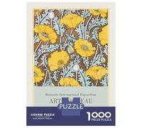 Puzzle Per Adulti Da 1000 Pezzi Brussels International Exposition Art Nouveau Puzzle Gioco Rompicapo Per Divertimento in Famiglia Interazione Genitore-figlio 38x26cm/1000pcs
