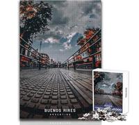 Puzzle per adulti da 1000 pezzi, Buenos Aires, giocattolo, gioco intellettuale, un'opera d'arte, giocattolo educativo, dimensioni 50x75cm