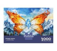 Puzzle Per Adulti Da 1000 Pezzi Butterfly Wall Art Print-3 Puzzle Per Adulti Giochi Rilassanti Difficili Ottimo Regalo Per I Giocatori 38x26cm/1000pcs