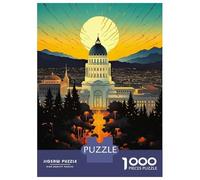 Puzzle Per Adulti Da 1000 Pezzi California State Building Puzzle Per Adolescenti Gioco Pratico Decorazione Per La Casa Regali Di Natale E Compleanno 52x38cm/1000pcs
