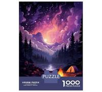 Puzzle Per Adulti Da 1000 Pezzi Campfire Dreams A Magical Night Scene Puzzle Per Adulti Gioco Pratico Migliora La Memoria Attività Divertenti A Casa 70x50cm/1000pcs