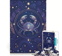 Puzzle per adulti da 1000 pezzi, Cancro e Granchio, gioco per famiglie, migliora la memoria, adatto come decorazione da scrivania, 38x26cm
