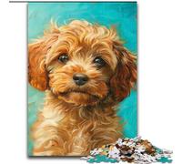 Puzzle per adulti da 1000 pezzi, cane felice, aiuta il cervello a esercitare i giocattoli avvincenti per coltivare la pazienza, decorazione perfetta (dimensioni 26x38cm)