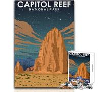 Puzzle per adulti da 1000 pezzi, Capitol Reef National Park, giocattoli, giochi educativi, difficili, regalo di compleanno, dimensioni 50x75cm