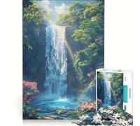 Puzzle per adulti da 1000 pezzi Cascata Paradiso Gioco pratico per le vacanze a casa per passare il tempo e rafforzare l'amore tra le coppie 38x26cm