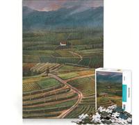 Puzzle per adulti da 1000 pezzi "Case Solitarie" gioco educativo decorazione per la casa per rafforzare l'amore tra le coppie 38x26cm
