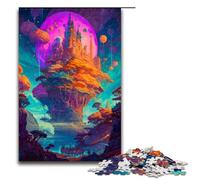 Puzzle per adulti da 1000 pezzi Castello nello spazio Puzzle regalo di compleanno per ragazzi dai 14 anni in su 1000 pezzi (75x50 cm)