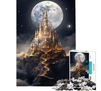 Puzzle per adulti da 1000 pezzi Castello sulla collina Attività divertenti da fare in casa per tutta la famiglia Gioco educativo per ragazzi dai 14 anni in su (38x52cm)