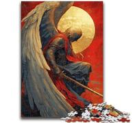 Puzzle per adulti da 1000 pezzi, cavaliere angelo, puzzle per adulti, giocattoli da gioco Ogni pezzo è unico Gioco divertente e stimolante per tutta la famiglia (26x38cm)
