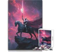 Puzzle per adulti da 1000 pezzi, Cavaliere del cielo cremisi, gioco intellettuale, sfida difficile, idee regalo, dimensioni 38x26cm